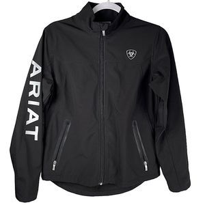 Ariat Mens medium Black & Silver outdoor 2.0 casual embroidered Jacket